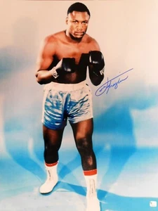 Joe Frazier Boxer Signed 16x20 Glossy Photo Global Authenticated - Picture 1 of 3