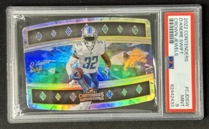 2022 Panini Contenders D’andre Swift Crown Jewels Case Hit #CJ-DSW PSA 9 - Picture 1 of 4