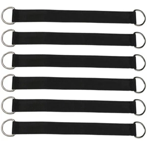 6 Pcs Swing Buckle Strap Heavy Duty Hooks Rope for Outdoor Hanging - Picture 1 of 12