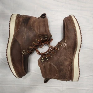 L.L. Bean Herren Stonington Mokassinnaht Stiefel Größe 8,5 Dunkles Eichenholz Leder 507137 - Bild 1 von 12