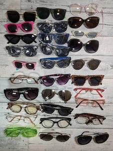 X30 Sunglasses & Eyeglasses Frames USED Mixed Men Women Brands Aviator Designer - Picture 1 of 4