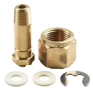 CO-2 CO-3 CGA-320 Regolatore Anidride Carbonica Ingresso DADO & 2\ NIPPLO Con Rondella - Foto 1 di 14
