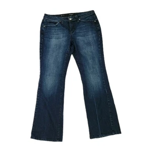 Nine West Date Night Fit Damenjeans 12/31 dunkle Waschung bestickte Tasche 38x31 - Bild 1 von 16
