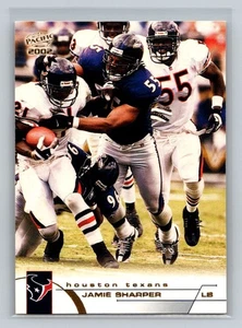 2002 Pacific #185 Jamie Sharper Houston Texans Football Card - Picture 1 of 2