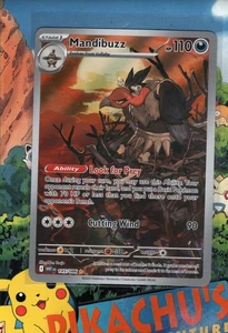 Pokémon TCG Mandibuzz 145/086 Illustration Rare SV10,5 White Flare NM/M - Bild 1 von 2