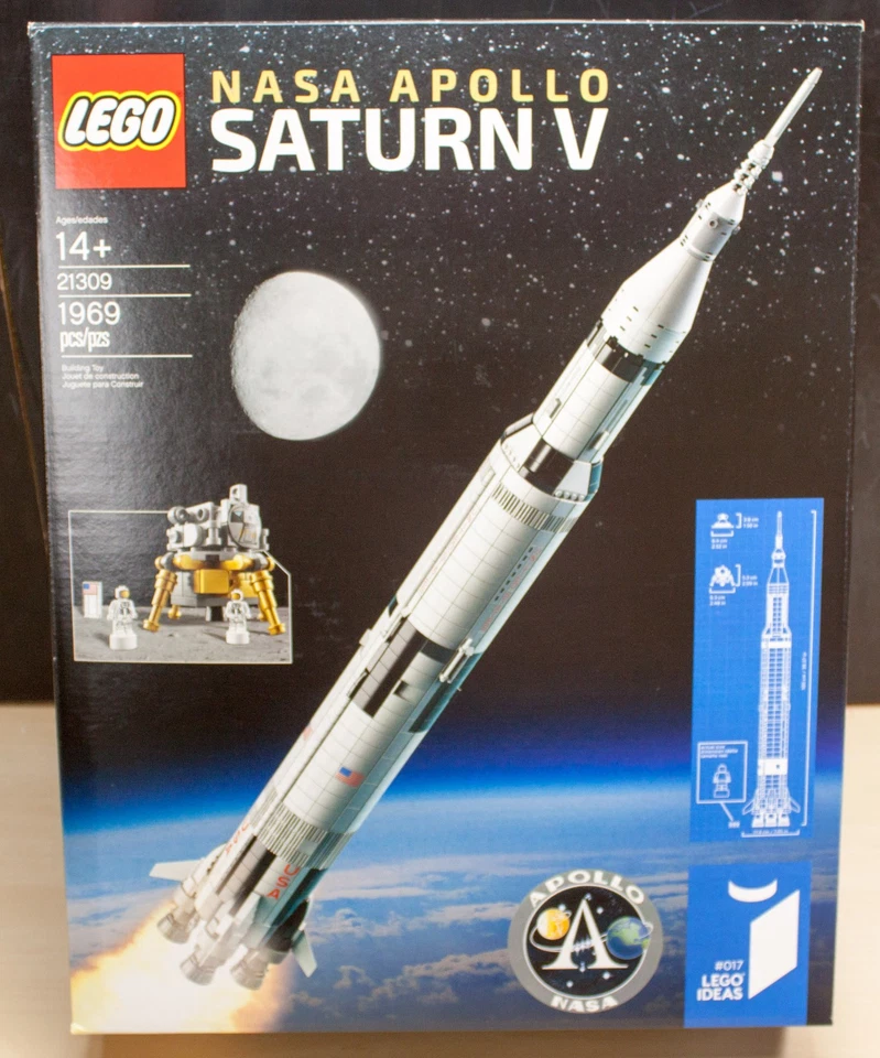 LEGO Ideas NASA Apollo Saturn V (21309) New Sealed Box - Image 1 of 4