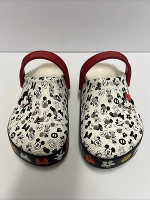 Disney Crocs Children’s Clogs Size C3– Minnie & Mickey Mouse, Red/Black/White - Image 1 of 4