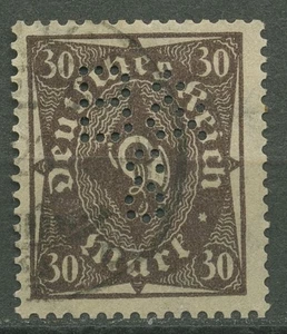 Imperio alemán 1922/23 Posthorn 231 b sellado probado, perforación de empresa - Imagen 1 de 1