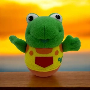 Uggie Mini Weebles Pals Rana Verde 5" De Colección Playskool Peluche Plástico Difícil de Encontrar 2004 - Imagen 1 de 12