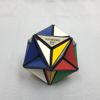 Vtg 1982 Alexander's Star Ideal RUBIK'S CUBE Puzzle Toy COLORFUL Spheric Shape - Image 1 of 4