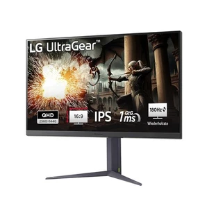 LG UltraGear 32 Zoll QHD IPS 180Hz Gaming Monitor 32GS75QXB - Bild 1 von 2
