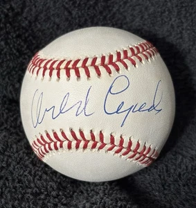 Orlando Cepeda SIGNED Autographed VINTAGE ONL Baseball BOLD BEAUTY ! - Picture 1 of 4