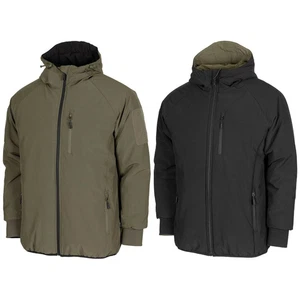 MFH Reversible Thermal Jacket Water Repellent Insulated OD Green Black - Picture 1 of 4