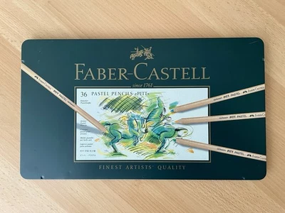 Faber-Castell Pitt Pastell Stifte, 36er in Metalletui, kaum benutzt - Bild 1 von 4
