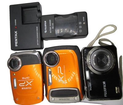 3 Fujifilm Compact Camera Digital FinePix XP100/ XP30 /AX250 Tested++ - Image 1 of 4