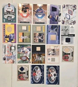 LOTTO (18) CARD GIOCO BASEBALL USATO JERSEY BAT STARS - Foto 1 di 7