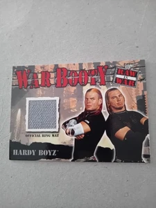 2001 Fleer Wwf Wwe Raw Is War Booty Card Official Ring Mat The Hardy Boyz - Picture 1 of 2