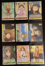Weiss Schwartz Lot #3- Bunny Girl Senpai Japanese - 9 card lot! RR, R, CR🔥🔥🔥