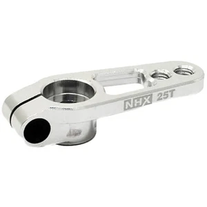 NHX RC 25T M3 braccio servo corno in alluminio argento adatto a Futaba/Savox - Foto 1 di 4