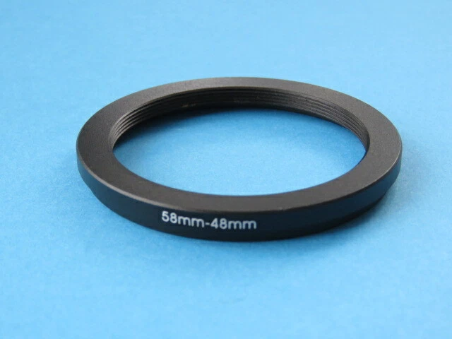58mm to 48mm Stepping Step Down Ring Camera Lens Filter Adapter Ring 58-48mm - Image 1 of 2