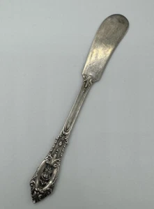 Wallace Sterling ROSE POINT flaches Buttermesser - 5 5/8" - Bild 1 von 7