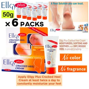 Foot Heel Ellgy Cracked Cream Moisturizer Strengthen Skin Healthy 50g x 6 PACKS - Picture 1 of 12