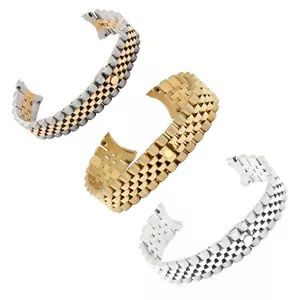 Massives Stahlband Armband Ersatz Uhrenarmband für Rolex (20 mm) - Bild 1 von 6