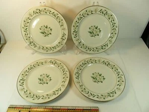 4 Princess China - Empcraft Bridal Wreath Salad Plates 8 1/8 inch Magnolia EUC - Picture 1 of 8