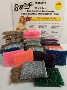 Paquete de 10 esponjas Sterling's - esponjas antibacterianas sin arañazos - hechas en Israel - Imagen 1 de 36