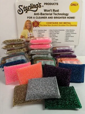 Sterling's Sponge 10 Pack - Non-scratch, Anti-Bacterial Sponge - Made in Israel - Image 1 of 4