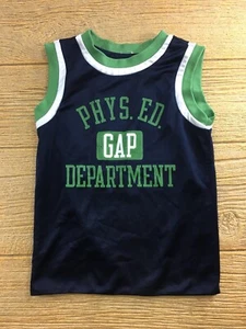 Gap Boy's Shirt Size 5 Sleeveless Jersey Phys. Ed. Department Sports - Picture 1 of 6