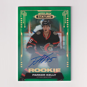 2021-22 Upper Deck Stature Parker Kelly Auto /50 Green Variant Autograph