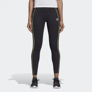 NEW ADIDAS ORIGINALS WOMEN’S AA-42 TRAINING RUNNING GYM TIGHTS BLACK SIZE MEDIUM - Picture 1 of 8