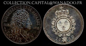 Louis XIV 1638-1715 Silver King Of France And Navarre - Picture 1 of 1