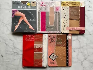 Posten 5 Vintage New/Old Stock Nylon Strümpfe Mix - Bild 1 von 2