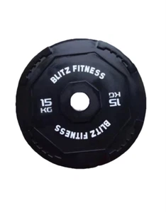 Black Rubber Bumper Plates By Blitz Fitness - Picture 1 of 1