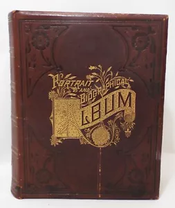 Antique 1888 PORTRAIT AND BIOGRAPHICAL ALBUM OF LENAWEE COUNTY, Michigan BOOK - Picture 1 of 12