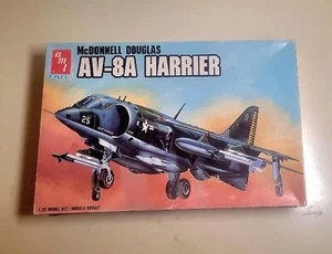 AMT AV-8A Harrier Model New Open Box 1/72 Scale #8801 Vintage Free Shipping - Picture 1 of 7