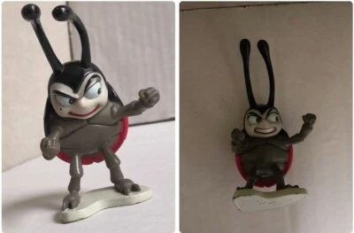 。Disney Bugs Life Pixar Toy Figure Francis The Ladybug Cake Topper 1998 #160 - Image 1 of 4