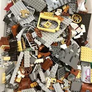 50 Pcs LEGO ~ Specialized CASTLE Brick FANTASY Knight Block Parts Lot Authentic - Picture 1 of 8
