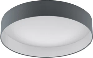 EGLO Decken Lampe Leuchte PALOMARO Kunststoff Textil Weiß Anthrazit 32x9cm - Bild 1 von 3