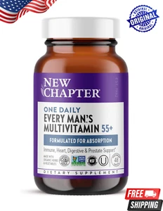 New Chapter, 55+ Every Man's One Daily Whole-Food Multivitamin, 08/2026 - Picture 1 of 5