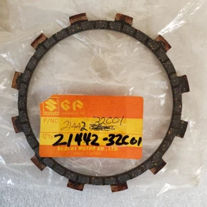 21442-32C01 SUZUKI OEM NOS VINTAGE CLUTCH FRICTION PLATE 80-93 GSF400 TS100,125 - Picture 1 of 5