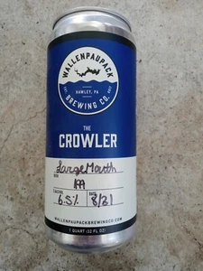 Collectible Wallenpaupack Brewery Beer can Large Mouth Hawley PA 2 Available  - Picture 1 of 2