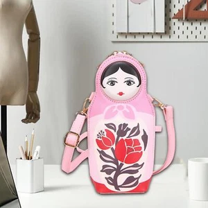 Russian Dolls Crossbody Bag Casual Shoulder Bag for Fishing Climbing Trekking - Picture 1 of 12