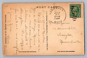 York Village Maine ME 1922 Duplex Cancel Postmark Postcard DPO 1886-1950 - Picture 1 of 2