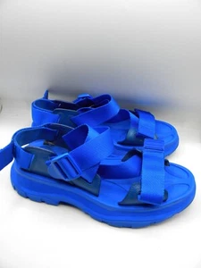 Alexander McQueen Tread Strapped Sandals Blue Men's Size EU 41 $690 WO - Picture 1 of 19