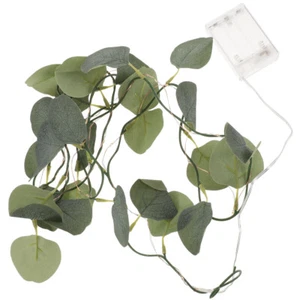Eucalyptus Leaf Lamp Artificial Garland Led Lights for Decoration - Picture 1 of 12