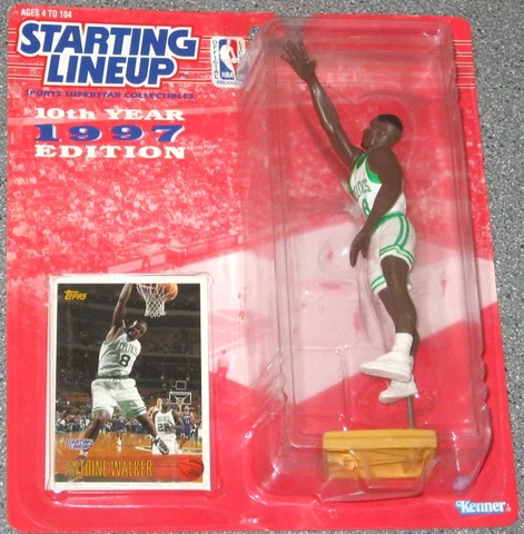 ANTOINE WALKER~CELTICS~1997 SLU STARTING LINEUP NBA ACTION FIGURE~NEW in PACKAGE Cover
