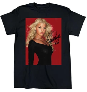 New Jessica Simpson Signature Cotton Black All Size T Shirt For Men C237 - Picture 1 of 5